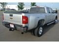 2011 Sheer Silver Metallic Chevrolet Silverado 3500HD LTZ Crew Cab 4x4  photo #5