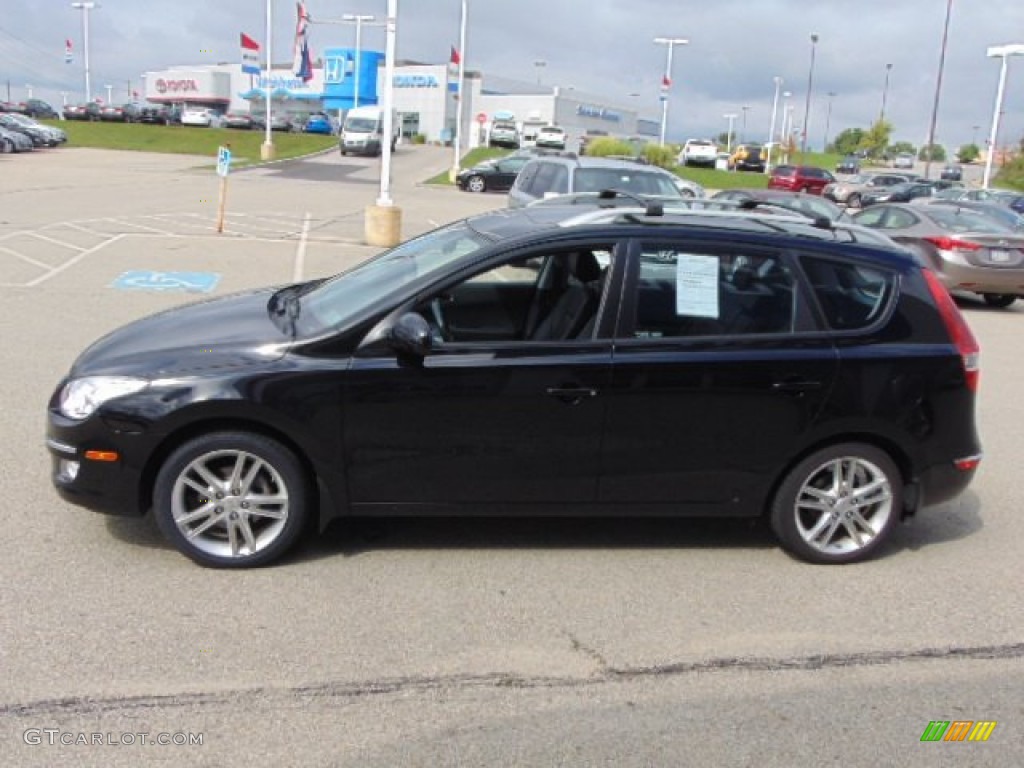 2012 Elantra SE Touring - Black Noir Pearl / Black photo #6