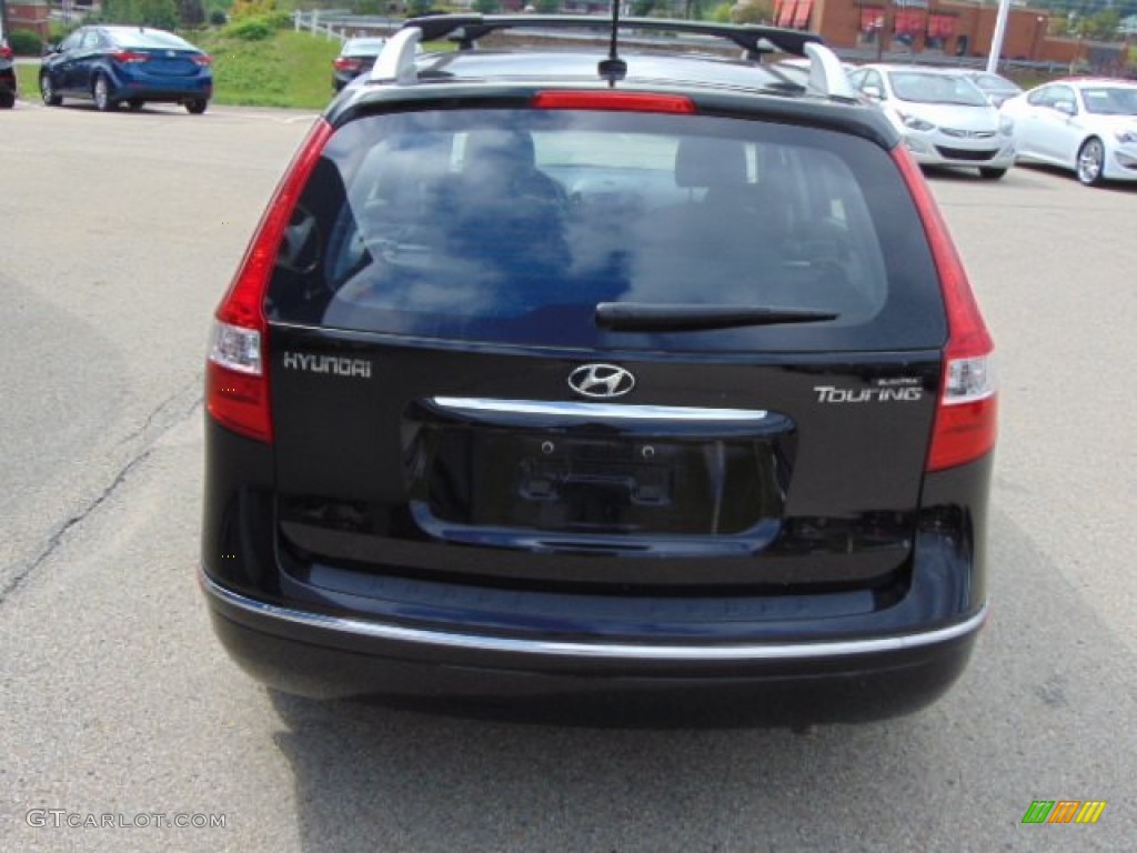 2012 Elantra SE Touring - Black Noir Pearl / Black photo #8