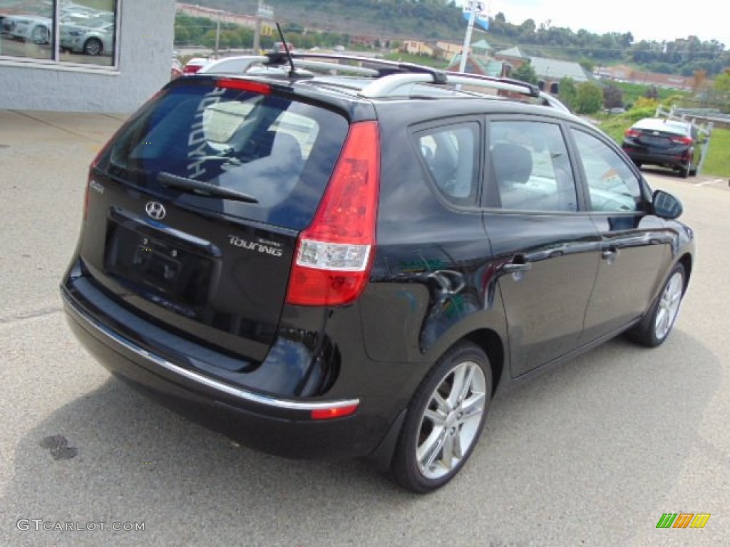 2012 Elantra SE Touring - Black Noir Pearl / Black photo #9