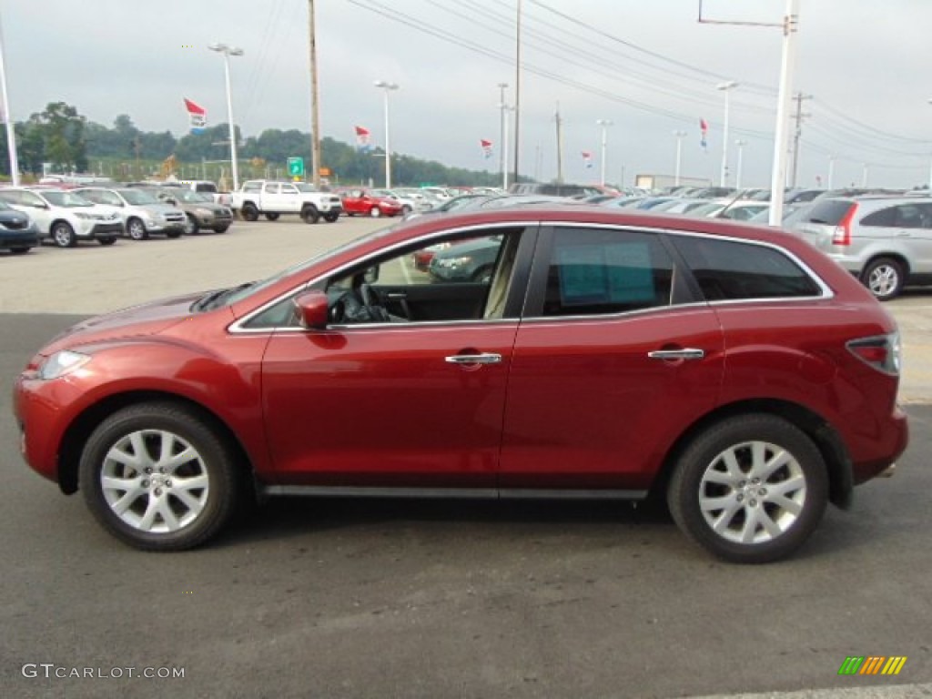 2008 CX-7 Touring AWD - Copper Red Mica / Sand photo #7