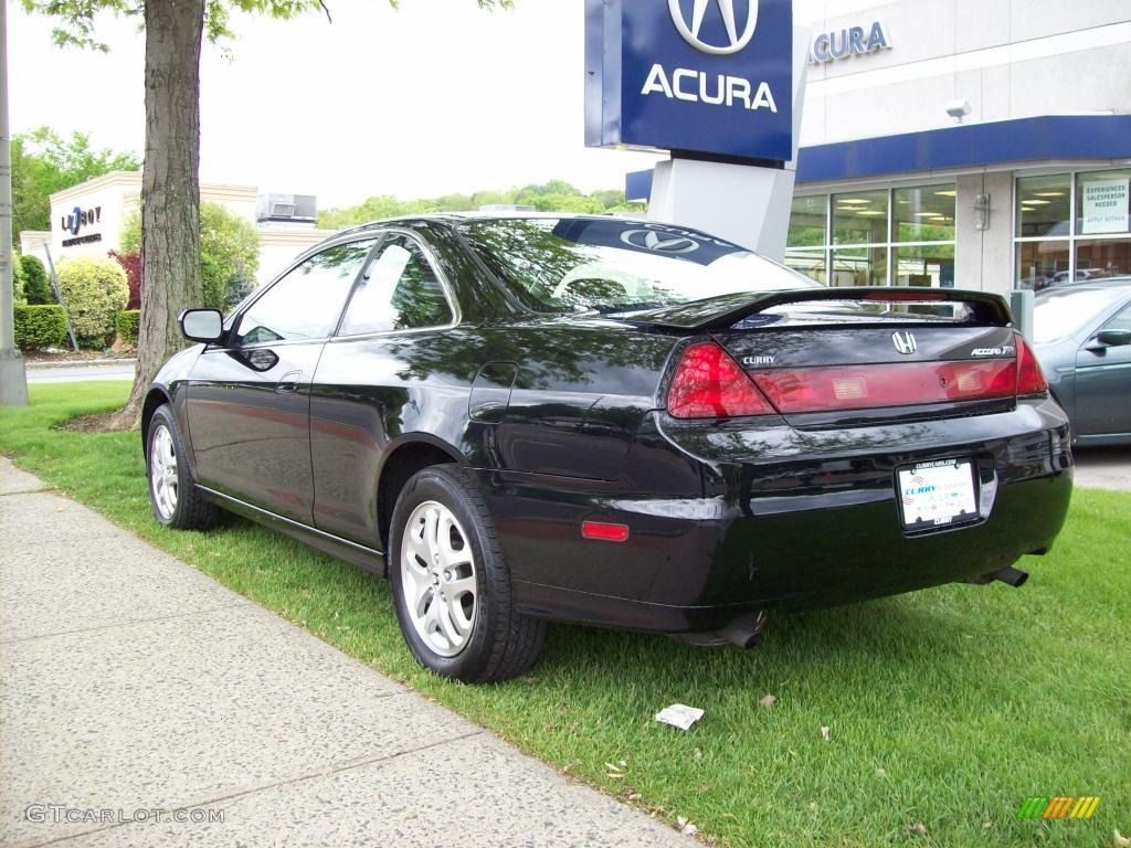 2002 Accord EX V6 Coupe - Nighthawk Black Pearl / Charcoal photo #7