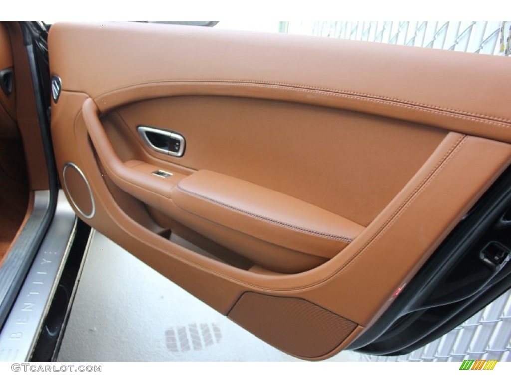 2013 Bentley Continental GT V8 Standard Continental GT V8 Model Dark Bourbon Door Panel Photo #96619317