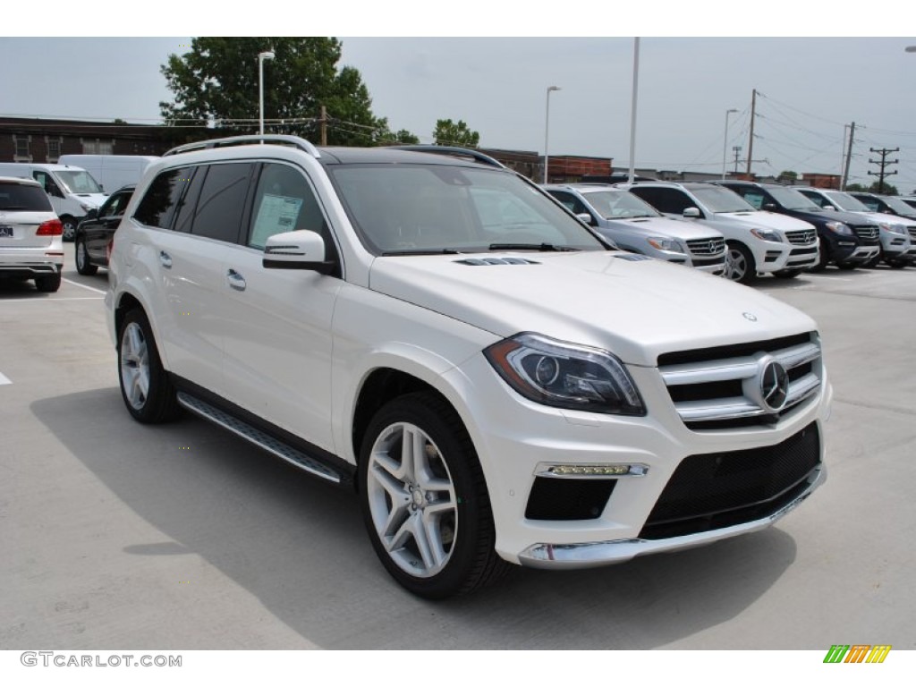 designo Diamond White Metallic 2015 Mercedes-Benz GL 550 4Matic Exterior Photo #96620699