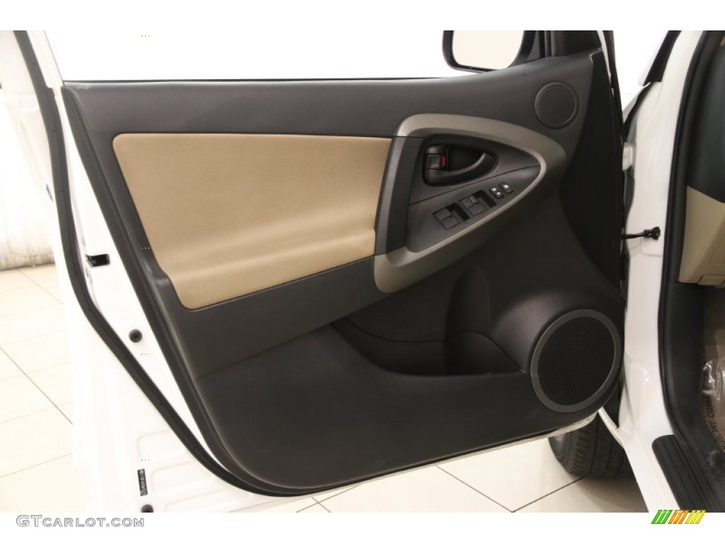 2011 Toyota RAV4 I4 4WD Sand Beige Door Panel Photo #96620762