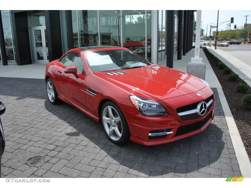 Mars Red 2015 Mercedes-Benz SLK 250 Roadster Exterior Photo #96621338