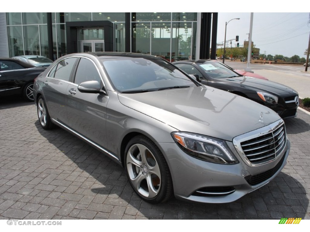 2015 S 550 4Matic Sedan - Palladium Silver Metallic / Black photo #1