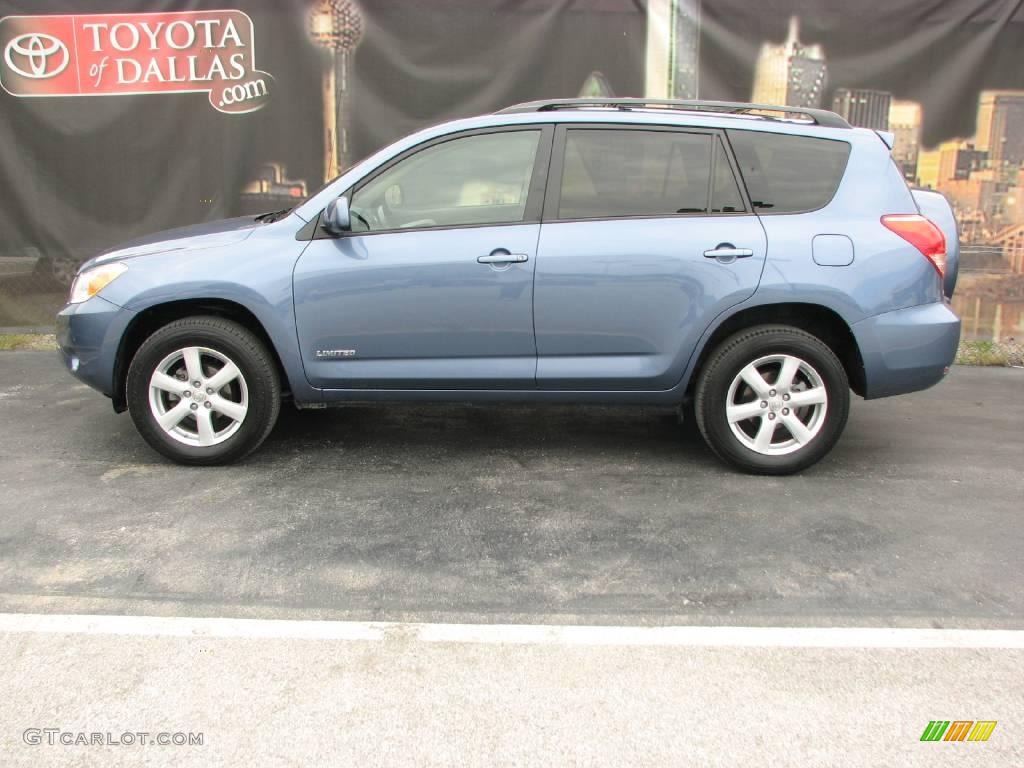 2008 RAV4 Limited 4WD - Pacific Blue Metallic / Taupe photo #1