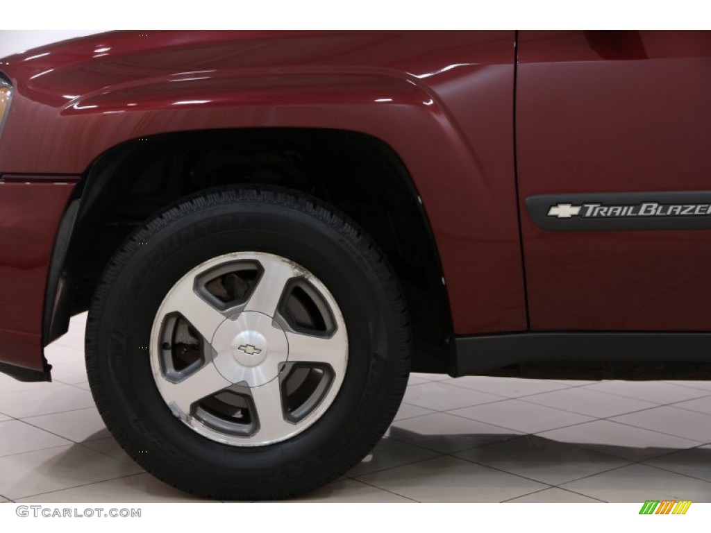 2004 TrailBlazer LS - Medium Red Metallic / Medium Pewter photo #15