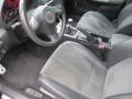 Graphite Gray Alcantara/Carbon Black Leather Front Seat Photo for 2009 Subaru Impreza #96623093