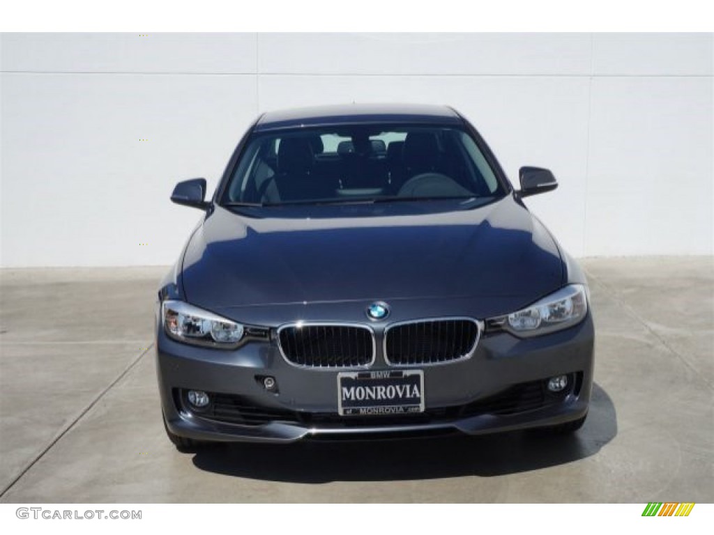 2015 3 Series 328i Sedan - Mineral Grey Metallic / Black photo #3