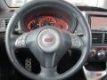 2009 Subaru Impreza Graphite Gray Alcantara/Carbon Black Leather Interior Steering Wheel Photo