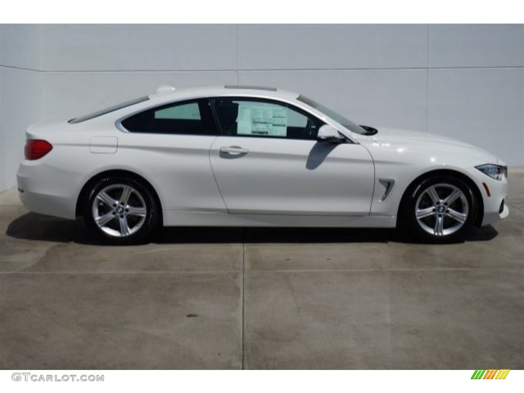 Alpine White 2015 BMW 4 Series 428i Coupe Exterior Photo #96623648