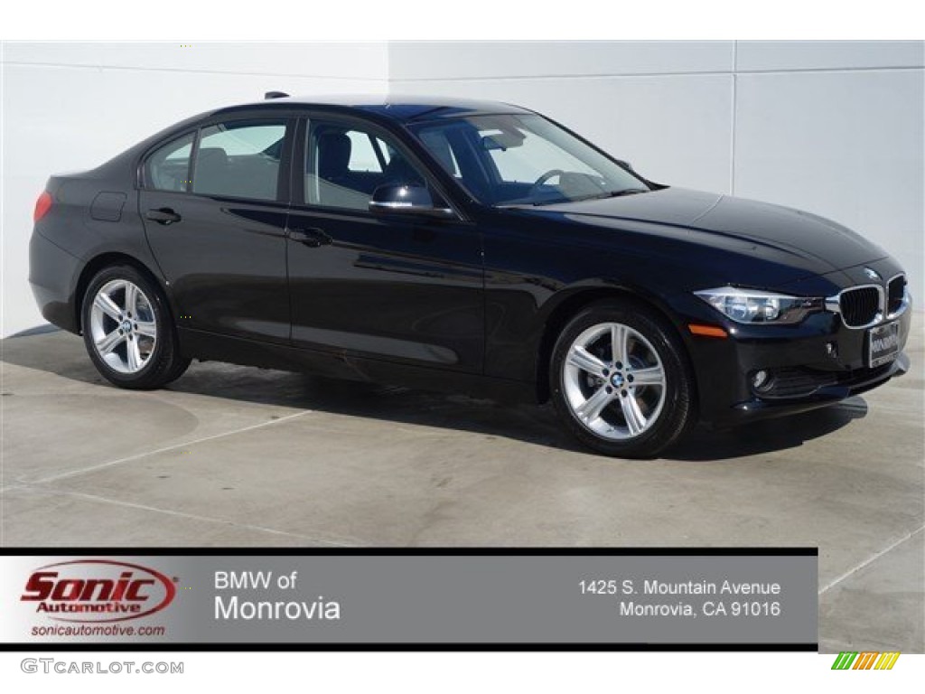 2015 3 Series 320i Sedan - Jet Black / Black photo #1