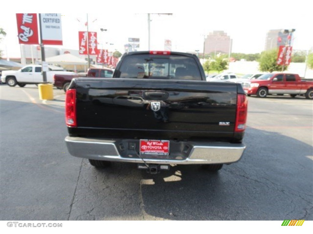 2005 Ram 1500 ST Quad Cab - Black / Taupe photo #6