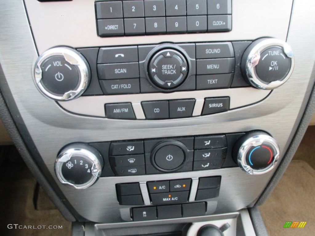 2010 Fusion SE - White Platinum Tri-coat Metallic / Camel photo #9