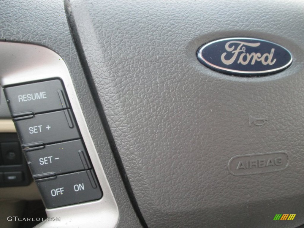2010 Fusion SE - White Platinum Tri-coat Metallic / Camel photo #13