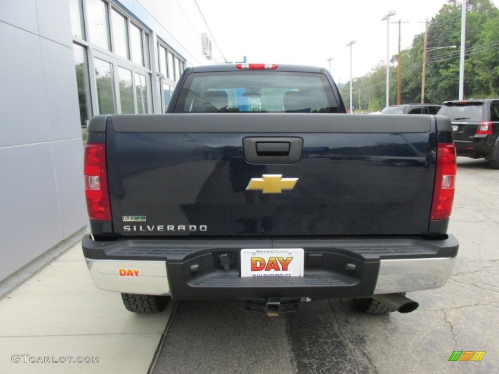 2012 Silverado 2500HD Work Truck Extended Cab 4x4 - Imperial Blue Metallic / Dark Titanium photo #5