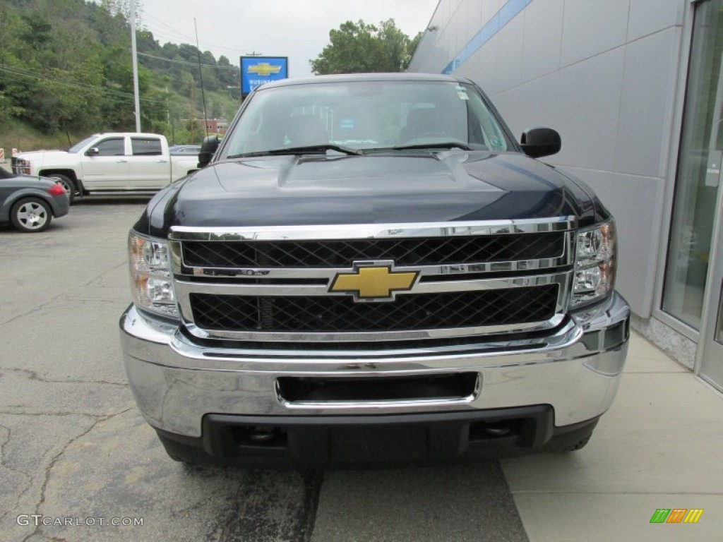 2012 Silverado 2500HD Work Truck Extended Cab 4x4 - Imperial Blue Metallic / Dark Titanium photo #14