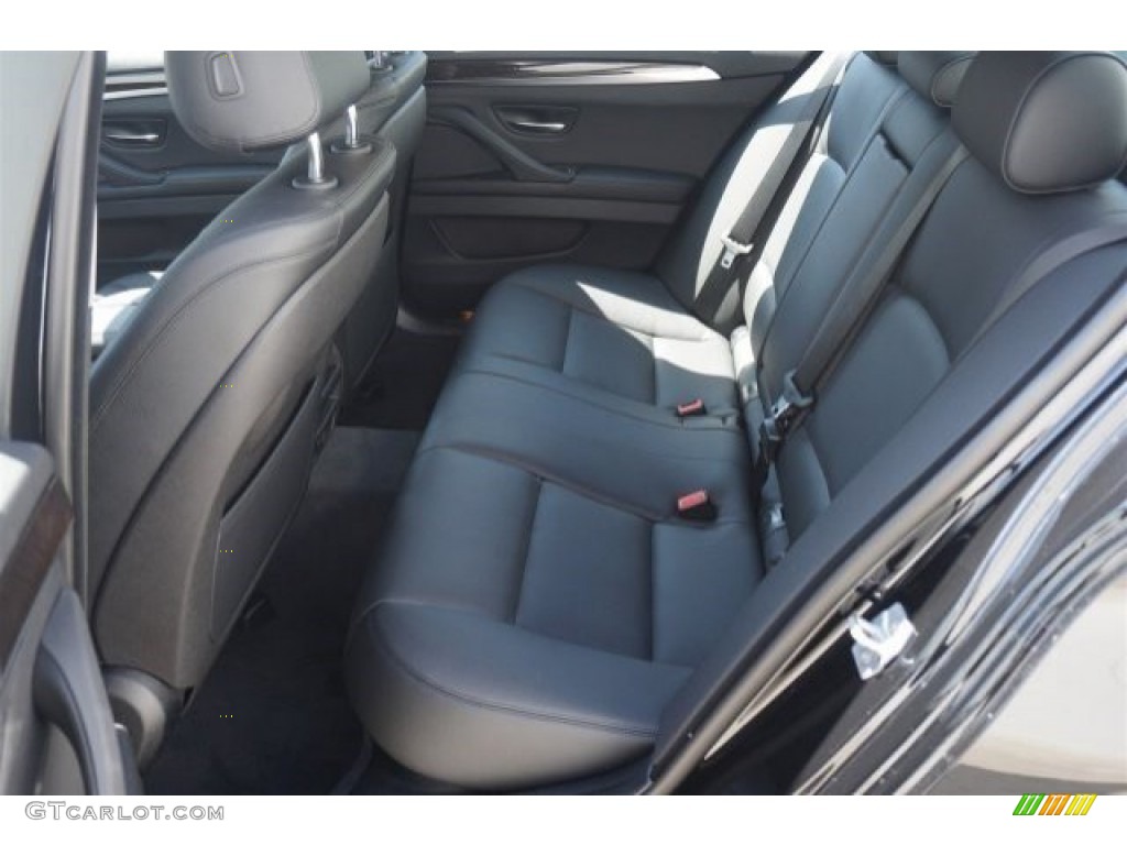 Black Interior 2015 BMW 5 Series 535i Sedan Photo #96624626