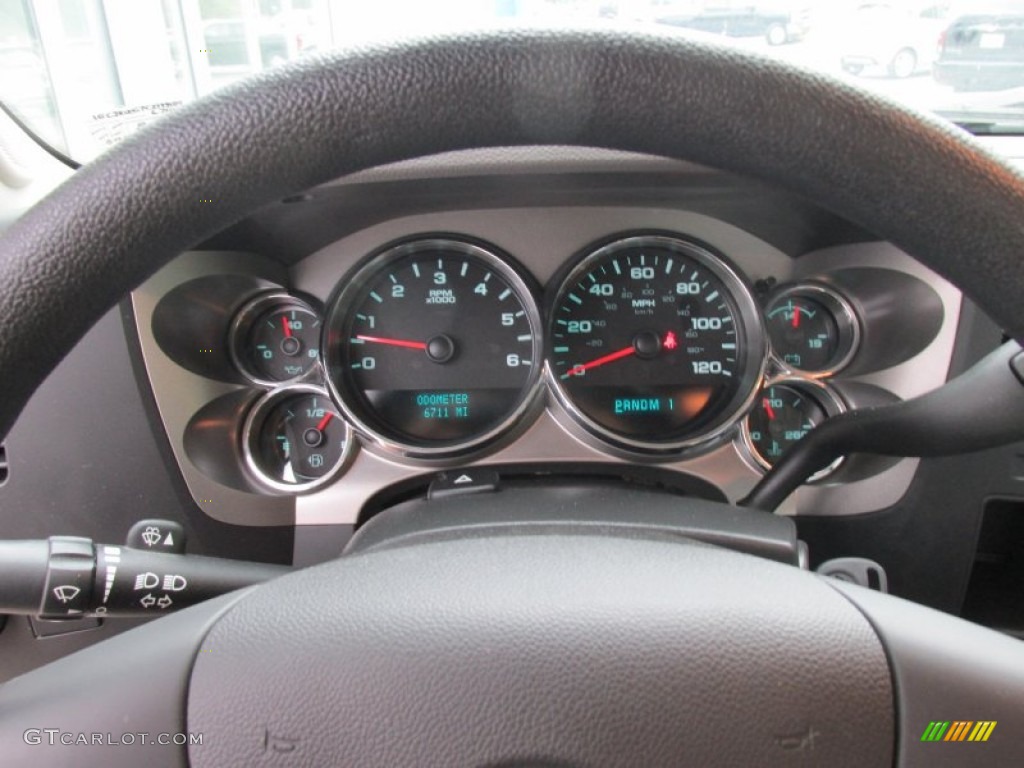 2012 Silverado 2500HD Work Truck Extended Cab 4x4 - Imperial Blue Metallic / Dark Titanium photo #31