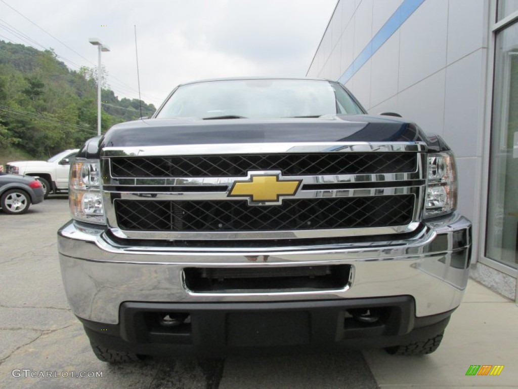 2012 Silverado 2500HD Work Truck Extended Cab 4x4 - Imperial Blue Metallic / Dark Titanium photo #38