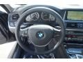 Black 2015 BMW 5 Series 528i Sedan Steering Wheel