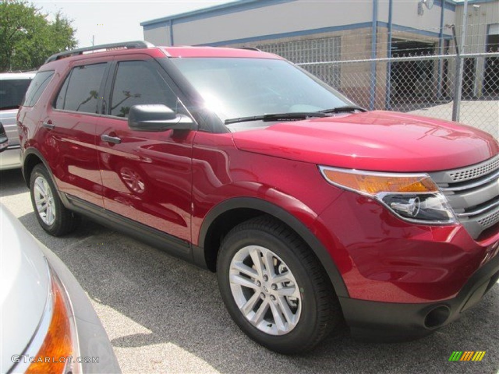 Ruby Red Ford Explorer