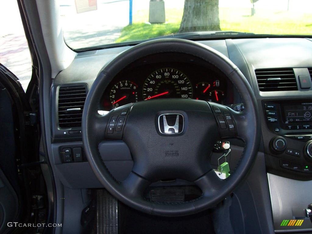 2003 Accord EX V6 Sedan - Graphite Pearl / Gray photo #16