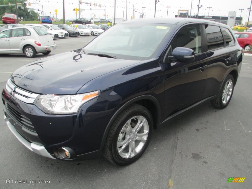 2015 Outlander SE S-AWC - Cosmic Blue / Black photo #3
