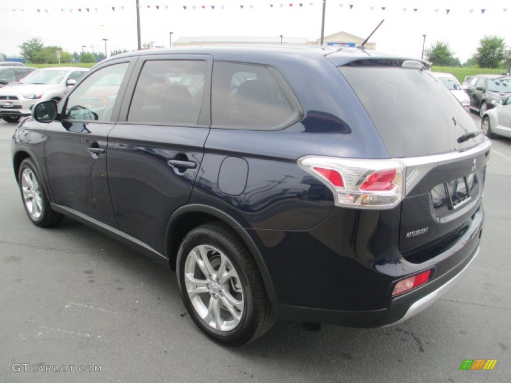 2015 Outlander SE S-AWC - Cosmic Blue / Black photo #5
