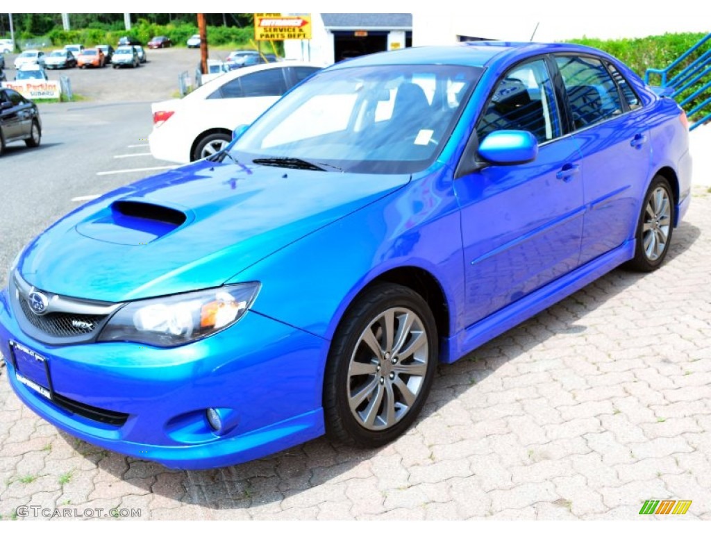 WR Blue Mica 2009 Subaru Impreza WRX Sedan Exterior Photo #96627557