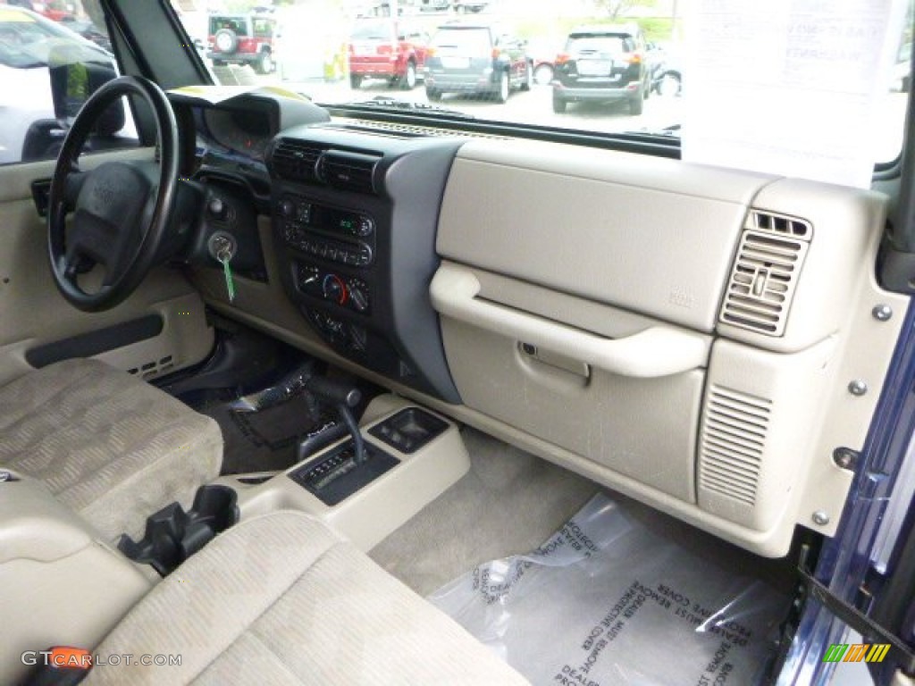 2004 Wrangler Sport 4x4 - Patriot Blue Pearl / Khaki photo #11