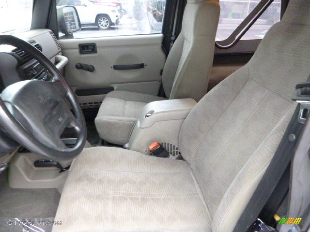 2004 Wrangler Sport 4x4 - Patriot Blue Pearl / Khaki photo #14