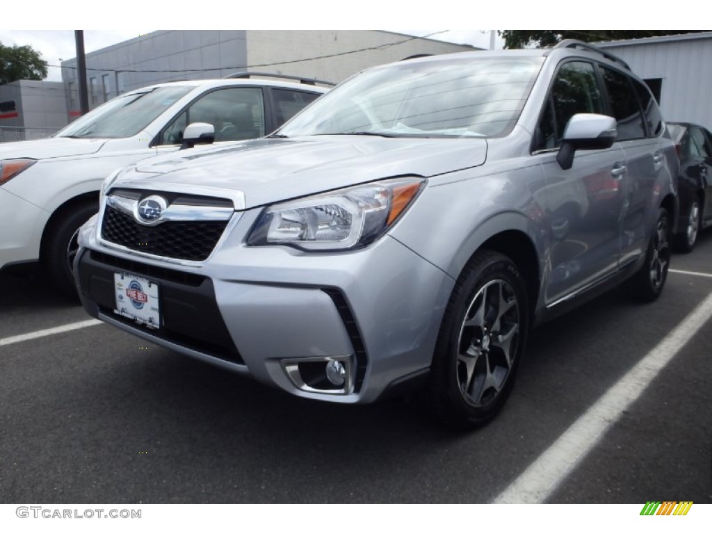 2015 Forester 2.0XT Touring - Ice Silver Metallic / Black photo #1