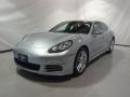 2014 Rhodium Silver Metallic Porsche Panamera 4  photo #7