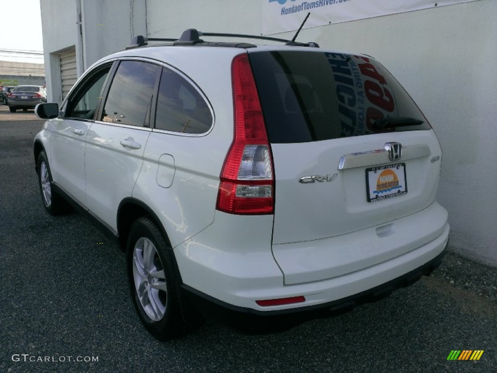 2010 CR-V EX-L AWD - Taffeta White / Gray photo #7