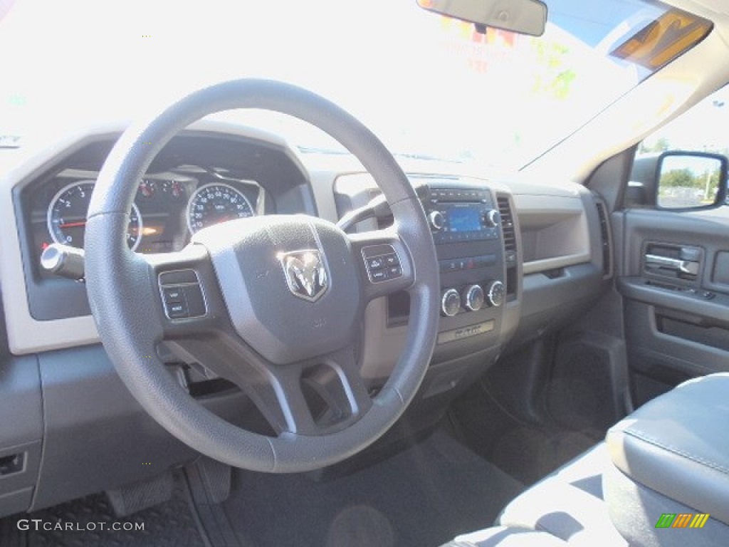 2012 Ram 1500 ST Regular Cab - Black / Dark Slate Gray/Medium Graystone photo #5