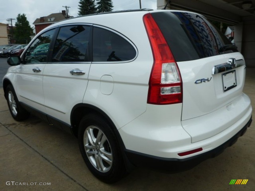 2011 CR-V EX 4WD - Taffeta White / Gray photo #10