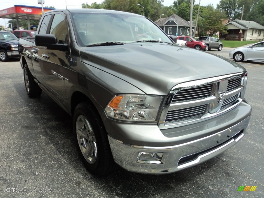 2012 Ram 1500 SLT Quad Cab 4x4 - Mineral Gray Metallic / Dark Slate Gray/Medium Graystone photo #4