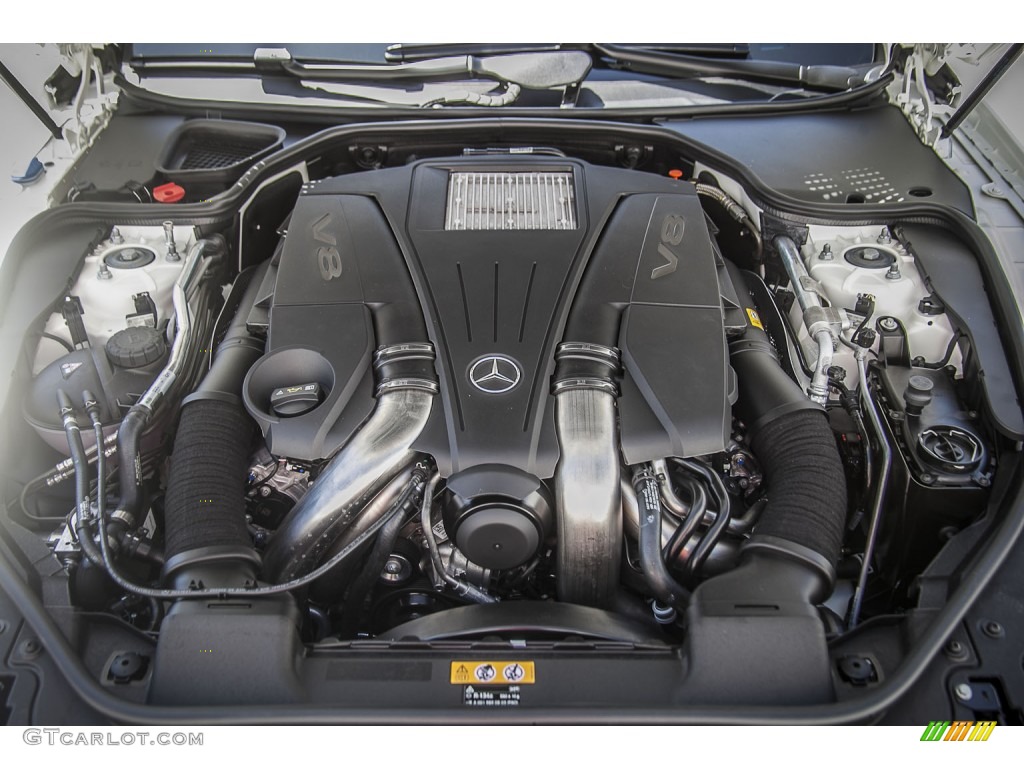 2015 Mercedes-Benz SL 550 Roadster 4.7 Liter biturbo DOHC 32-Valve VVT V8 Engine Photo #96635111