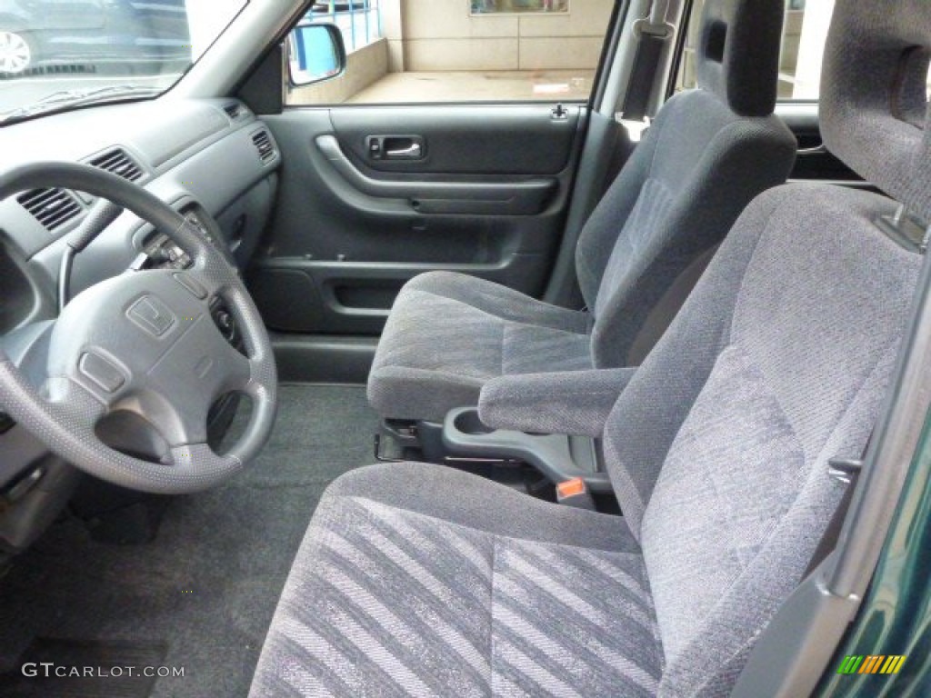 2001 CR-V EX 4WD - Clover Green Pearl / Dark Gray photo #4
