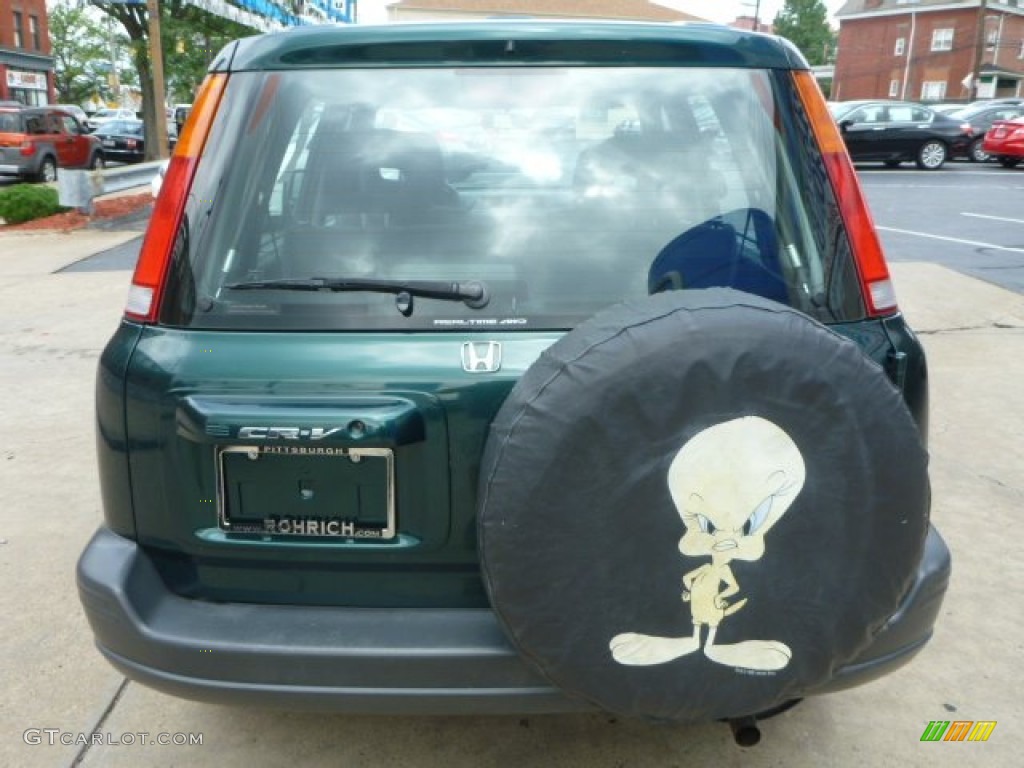 2001 CR-V EX 4WD - Clover Green Pearl / Dark Gray photo #11