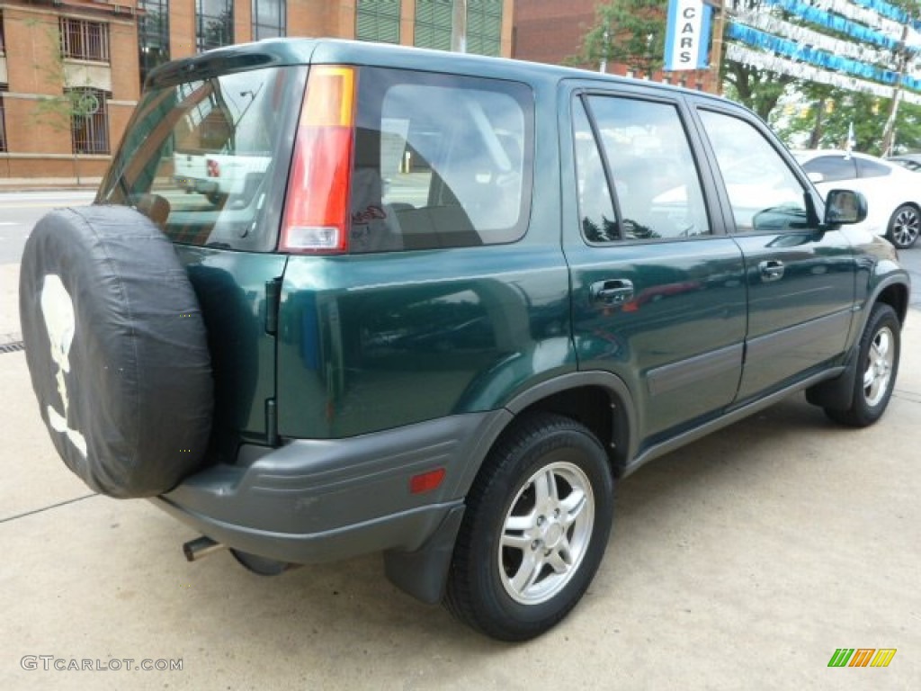 2001 CR-V EX 4WD - Clover Green Pearl / Dark Gray photo #12