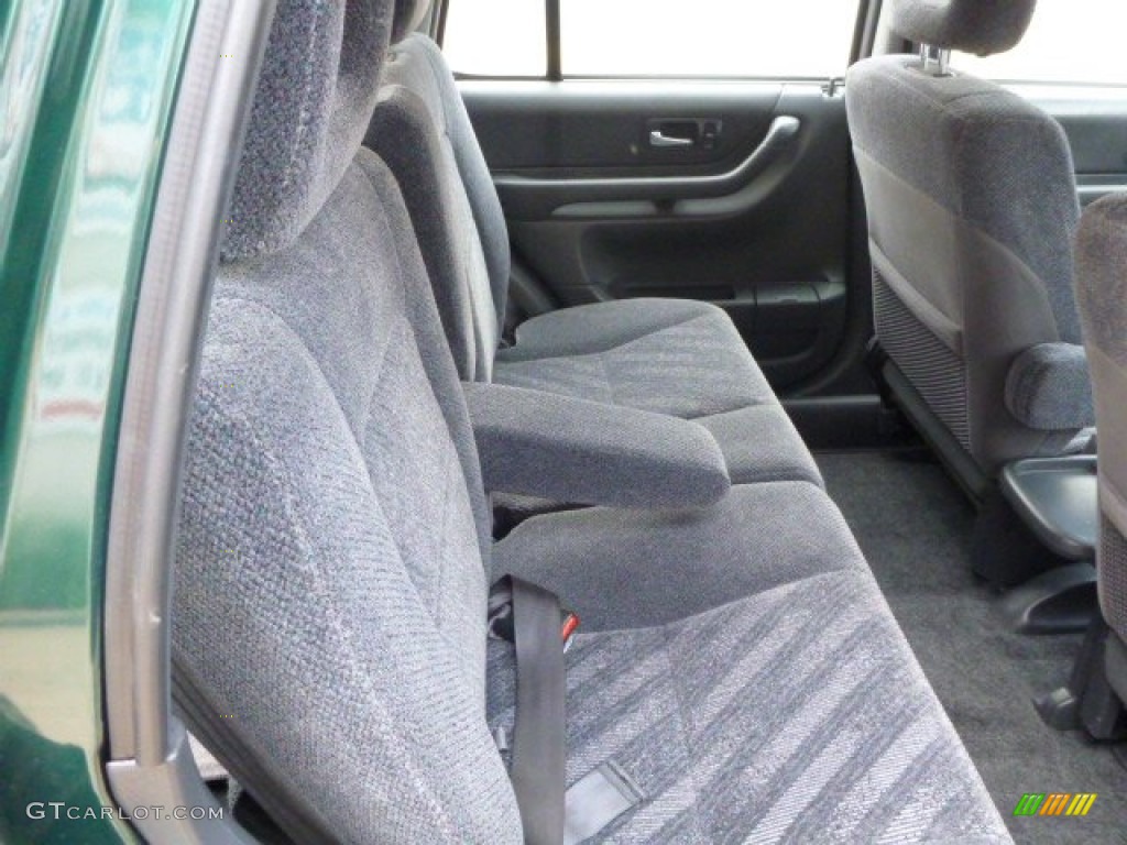 2001 CR-V EX 4WD - Clover Green Pearl / Dark Gray photo #14