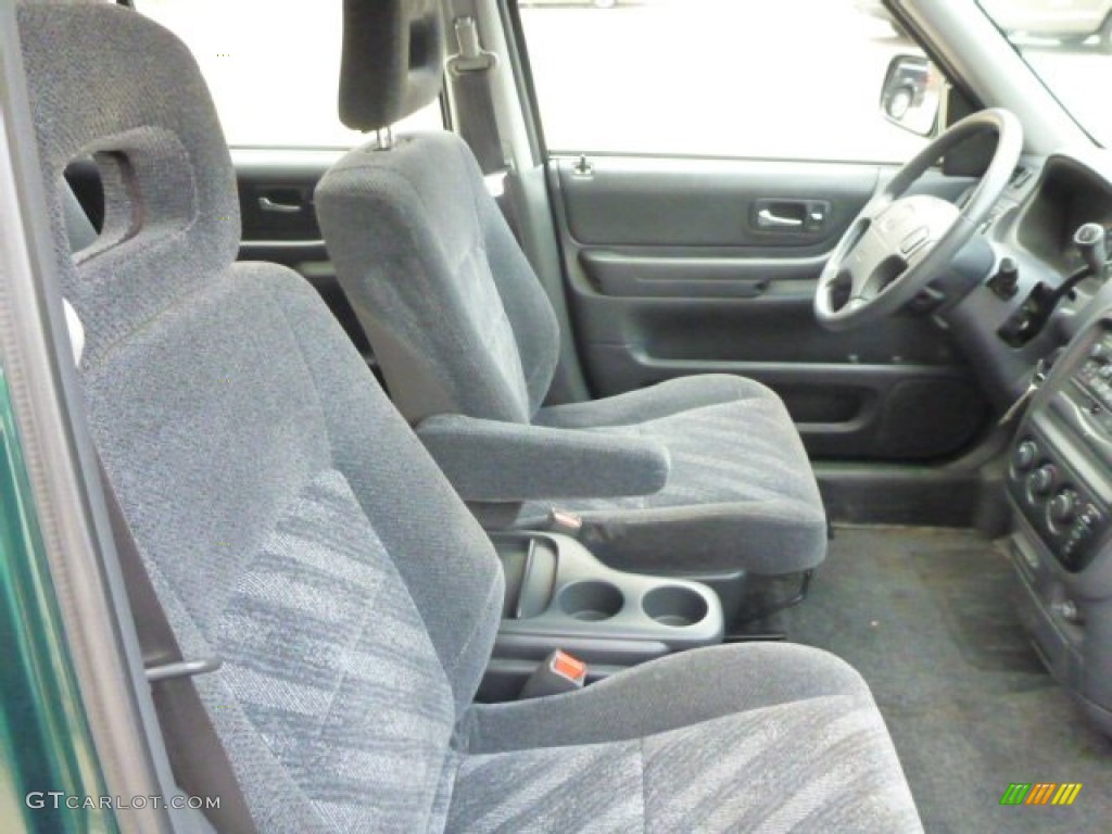 2001 CR-V EX 4WD - Clover Green Pearl / Dark Gray photo #17