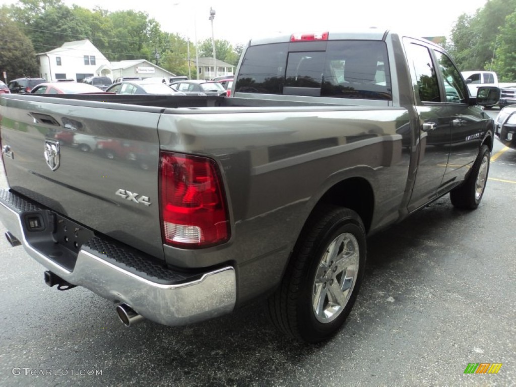 2012 Ram 1500 SLT Quad Cab 4x4 - Mineral Gray Metallic / Dark Slate Gray/Medium Graystone photo #33