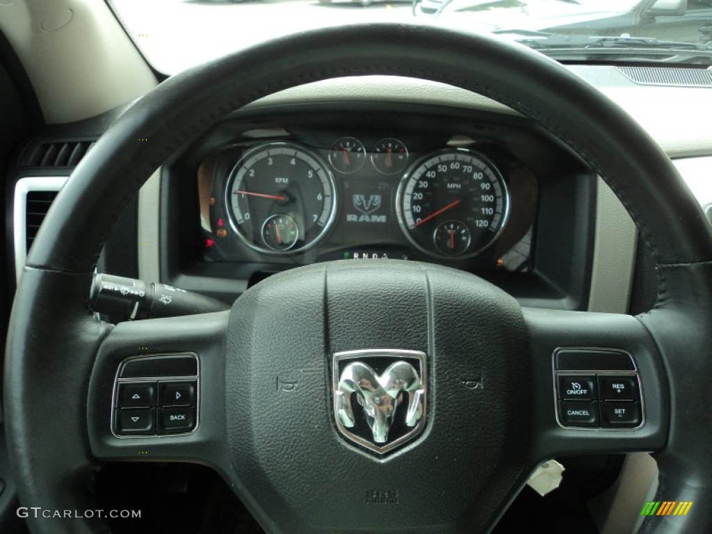 2012 Ram 1500 SLT Quad Cab 4x4 - Mineral Gray Metallic / Dark Slate Gray/Medium Graystone photo #36