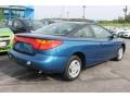 2002 Blue Saturn S Series SC1 Coupe  photo #3