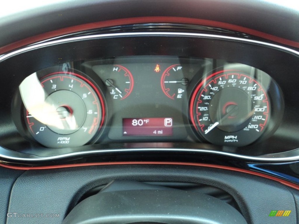 2015 Dodge Dart Rallye Gauges Photo #96636404